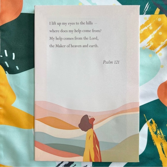 My Help Comes From the Lord Wall Art, 8x12 - Picture 3 of 8